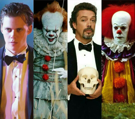 Bill Skarsgard and Tim Curry